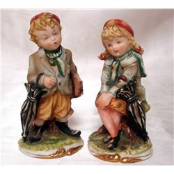 2 Lefton China Figurines