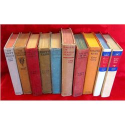 Lot of 10 Vintage Zane Grey Fiction Books