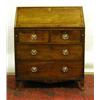 Image 1 : A George III mahogany and satinwood strung b