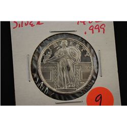 American Precious Metals Exchange Silver Round; .999 Fine Silver 1/4 Oz.; EST. $15-20