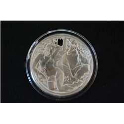 Shakespeare Tragedy Sterling Round; A Midsummer Night's Dream; .925 Silver .530 Oz.; EST. $20-25