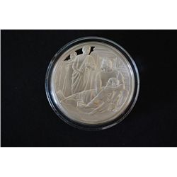Shakespeare Tragedy Sterling Round; Julius Caesar; .925 Silver .530 Oz.; EST. $20-25