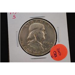 1951-S Ben Franklin Half Dollar; EST. $15-25