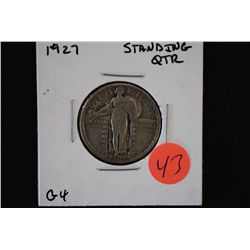 1927 Standing Quarter; G4; EST. $8-15