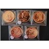 Image 1 : Copper Round; .999 Fine Copper 1 Oz.; Lot of 3; EST. $10-30