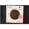 Image 1 : 1838 Large One Cent; 13 Stars; EST. $60-90