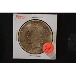 1922 Peace $1; EST. $40-60