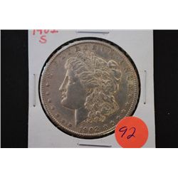 1902-S Silver Morgan $1; EST. $200-250