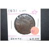 Image 1 : 1831 Large One Cent; Large Letters; EST. $80-100