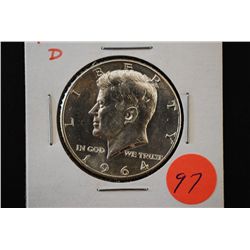 1964-D Kennedy Half Dollar; EST. $15-20