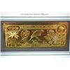 Image 1 : Central Bank Of Belize $20 Foreign Bank Note; "Orchids and Scarlet Macaw"; The First Gold Bank Notes