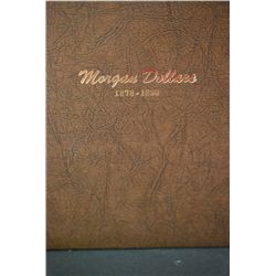 Morgan $1 Coin Folder; 1878-1890/S; EMPTY; EST. $5-10