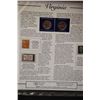Image 2 : 2000 Virginia State Quarter Coin Set W/US Postal Stamps; P&D Mints; EST. $5-10