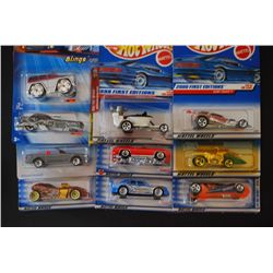 Mattel Hot Wheels Cars; Various Dates & Cars; Lot of 10; EST. $30-50