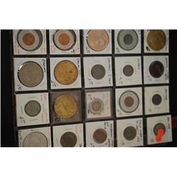 Various Tokens, Wooden Nickels, Medals, Etc.; Lot of 20; EST. $30-50