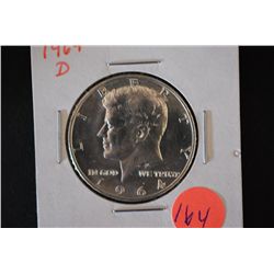 1964-D Kennedy Half Dollar; EST. $15-25