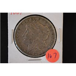 1887 Silver Morgan $1; EST. $40-60