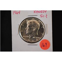 1964 Kennedy Half Dollar; EST. $15-25