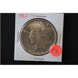 1922 Peace $1; EST. $40-60