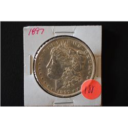 1897 Silver Morgan $1; EST. $40-60