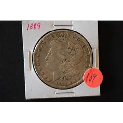 1889 Silver Morgan $1; EST. $40-60