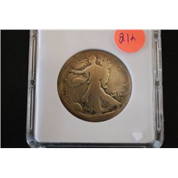 1916-D Walking Liberty Half Dollar Observe; MCPCG Graded G3; EST. $60-80