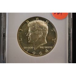 1964 Kennedy Half Dollar; MCPCG Graded PF65; EST. $15-20