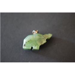 Jade Like Elephant Charm W/Charm Loop; EST. $30-40