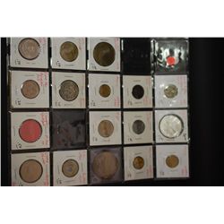 Various Tokens, Medals, Etc.; Lot of 16; EST. $30-40