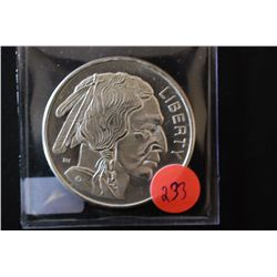 Silver Round; .999 Fine Silver 1 Oz.;  Buffalo Nickel ; EST. $40-50