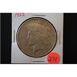 1922 Peace $1; EST. $40-60