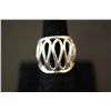 Image 1 : Sterling Silver Ring Size 8 W/Swirled Patterned; .925 Silver; EST. $20-30