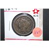 Image 1 : 1844 Large One Cent; 13 Stars; EST. $60-80