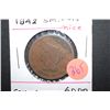 Image 1 : 1842 Large One Cent; Small Date; EST. $80-100