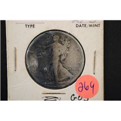 1927-S Walking Liberty Half Dollar; G03; EST. $10-20