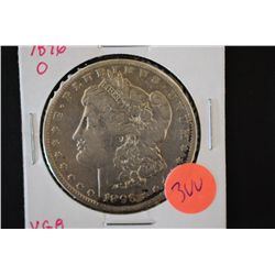 1896-O Silver Morgan $1; VG8; EST. $30-40