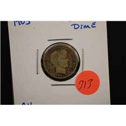 1905 Barber One Dime; G4; EST. $3-8