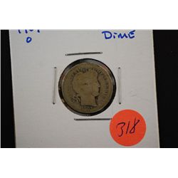 1907-O Barber One Dime; G03; EST. $3-6