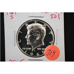 1969-S Kennedy Half Dollar; PF65; EST. $5-15