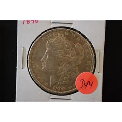 1890 Silver Morgan $1; EST. $40-50