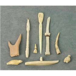 Eskimo - Eskimo Artifacts (21 items/2 trays)