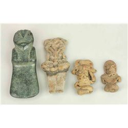 - Costa Rican and Mebyican Figurines (4 items)