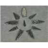 Image 1 : - Prehistoric Arrowheads and Spear Points (26 items/3 trays)