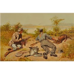 Frederic Remington - Wild Geese Shooting