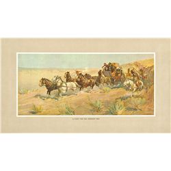 Oscar Edmund Berninghaus - A Fight for The Overland Mail