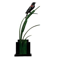 Tony Hochstetler - Red Wing Black Bird and Cat Tails