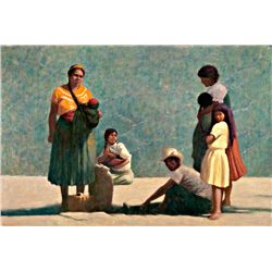 Elias Rivera - Three Guatamalen Mothers with Children