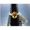 Image 1 : NATURAL 12.00CTW  CITRINE RING .925 STERLING SILVER