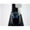 Image 1 : NATURAL 17.25 CTW BLUE TOPAZ RING .925 STERLING SILVER