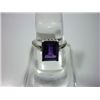 Image 1 : NATURAL 11.50 CTW  AMETHYST RING .925 STERLING SILVER